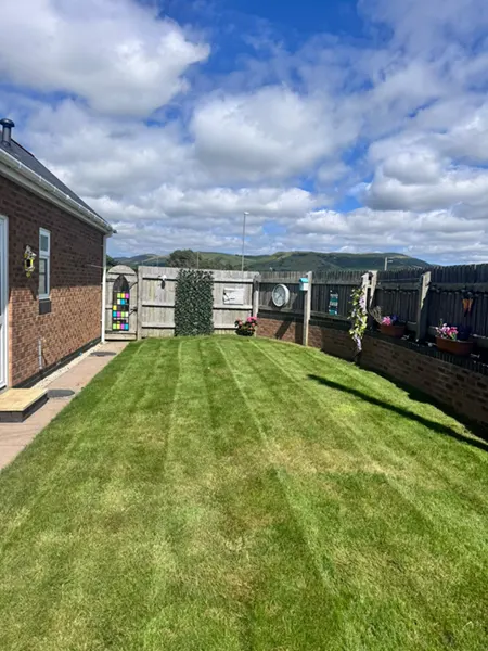 Full size image of Lawns maintained and cut by Hawkins Garden Services of Tywyn